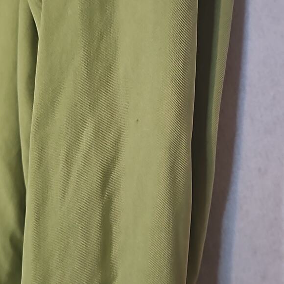 Tommy Bahama Lime Green Silk Button Down Long Sleeve Shirt - Picture 5 of 10